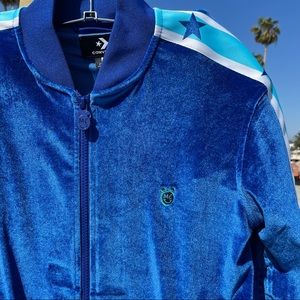 NWT Converse X Miley Cyrus Velvet/Velour Track Jacket
